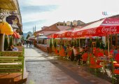 Pedestrian street in Shkodra