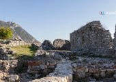 Inside the walls of the castle