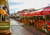 Pedestrian street in Shkodra