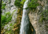 Waterfall in Thethi Valley