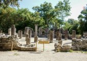 Inside the archeologic park of Butrint