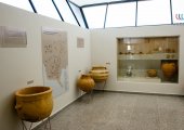 Inside the archeological museum