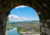 Drini river seen from the castle