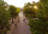 Pedestrian Street in front of Municipality