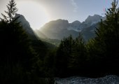 Sunrise in Valbona Valley