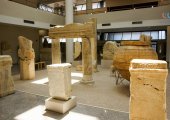 Inside the archeological museum