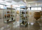 Inside the archeological museum